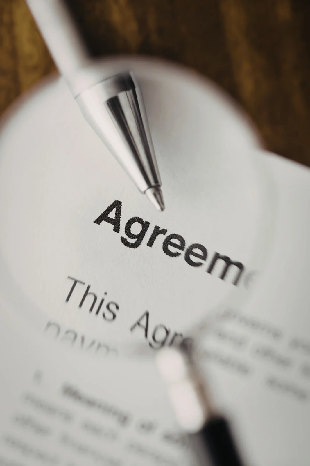 Legal Agreement & 1st Installment