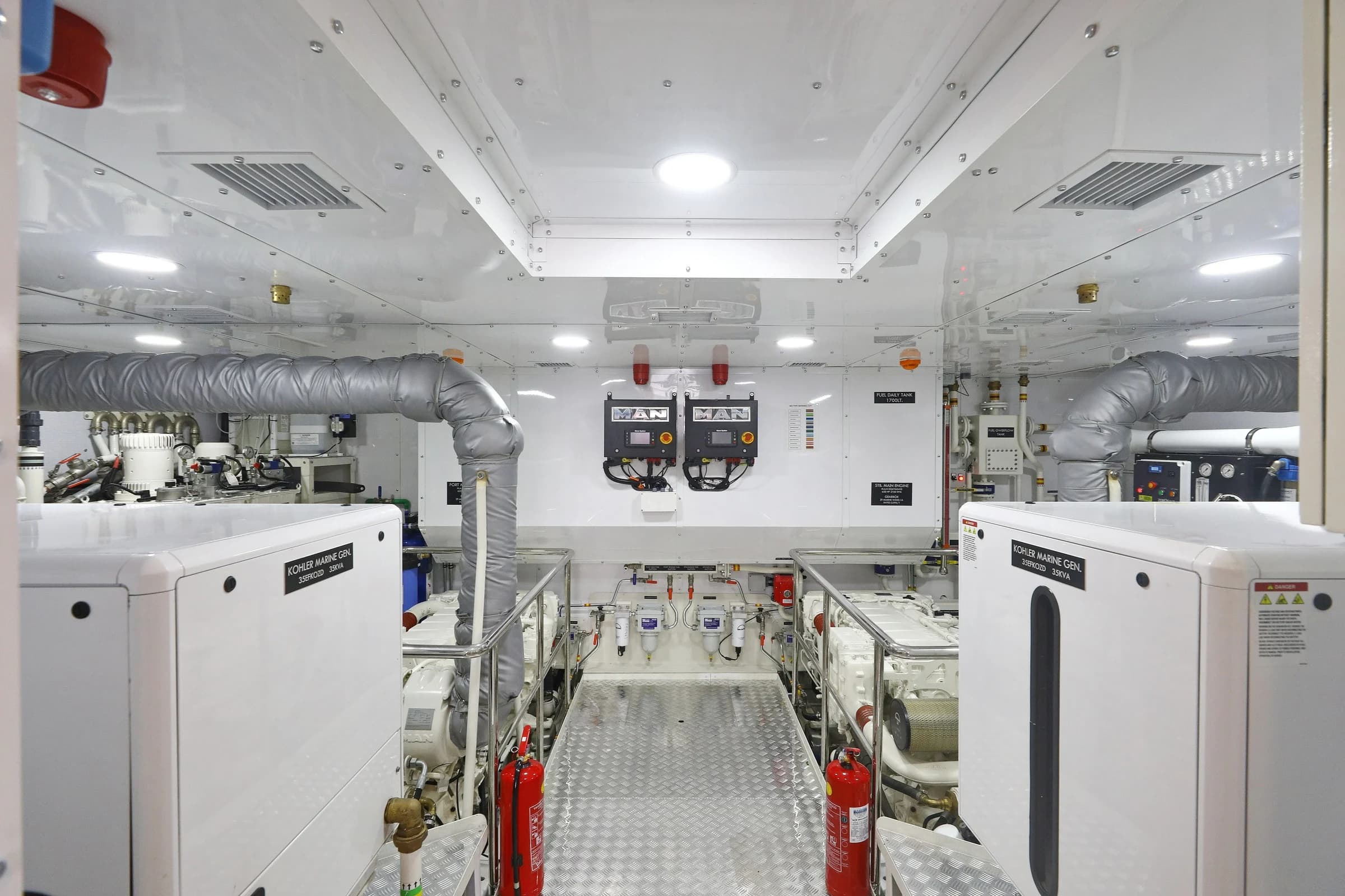 Engine of Yacht