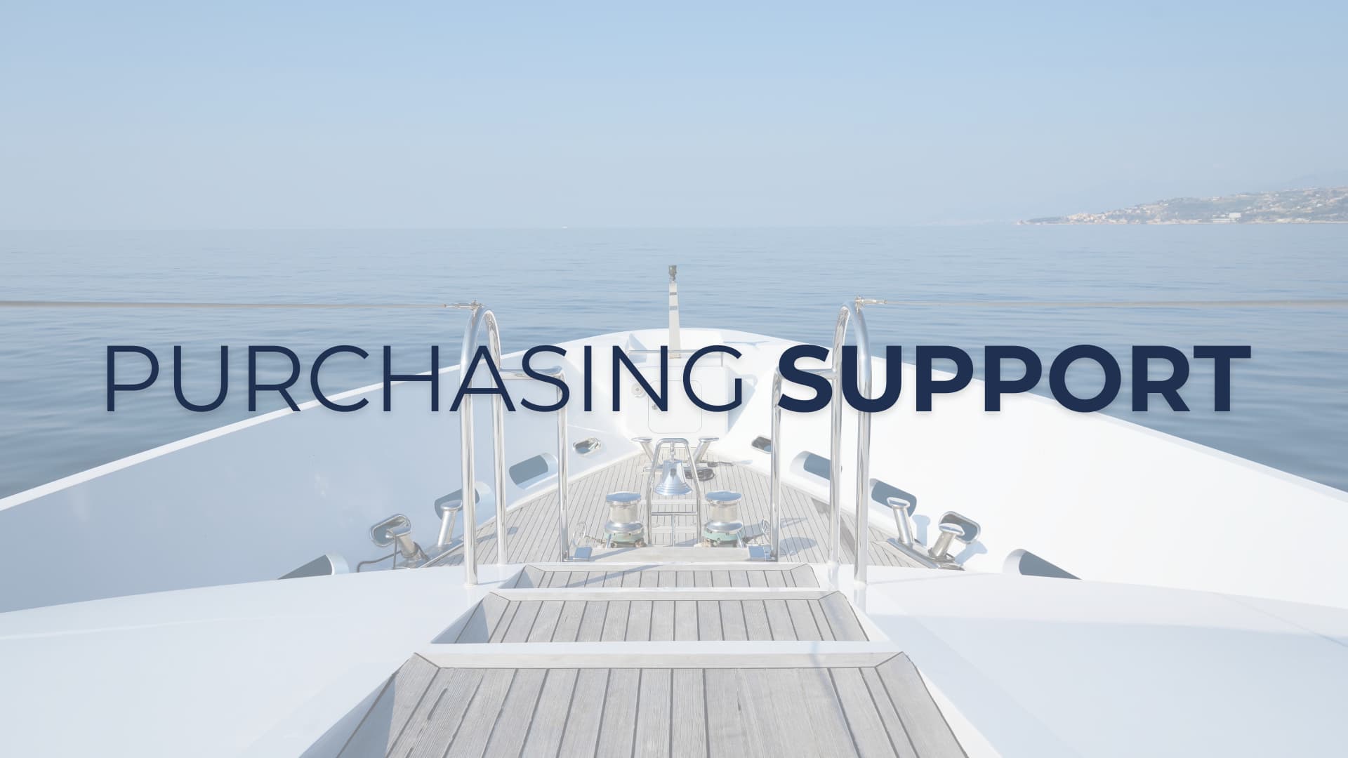 Yacht Purchasing Support Hero