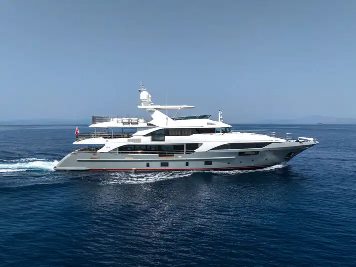 Freeday Benetti 40m Side Profile